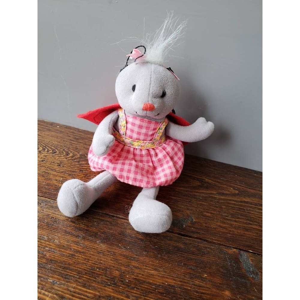1997 Lulu‎ Ladybug Mouse Hallmark Storybook Friends / vintage Crayola